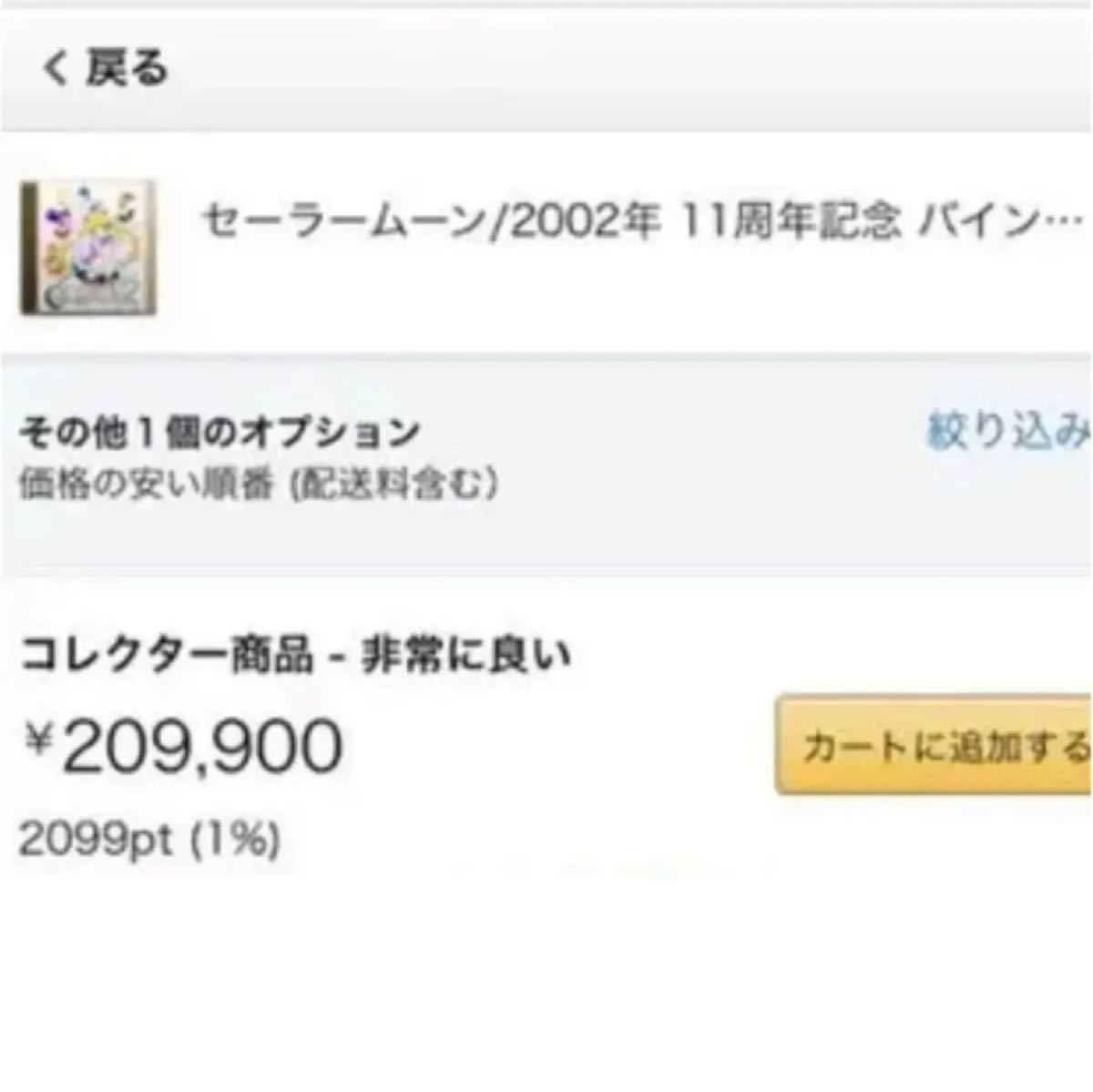 セーラームーン バインダー レア 11周年 記念 未開封 - フィギュア