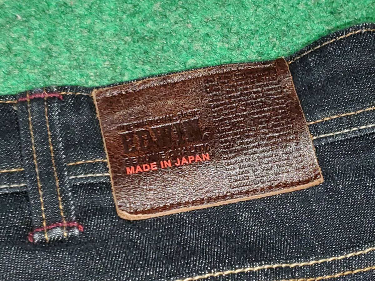 [ супер BIG размер ] EDWIN джинсы W48 чёрный / длина ног 72cm сделано в Японии Edwin 