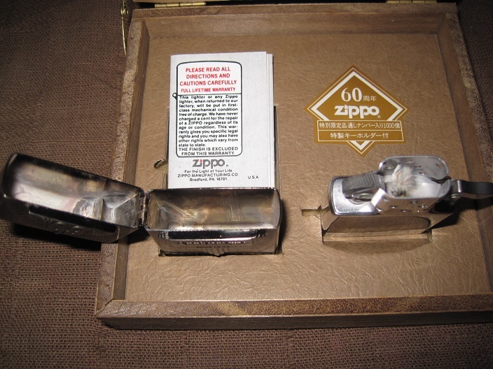 ☆ 60th anniversary ZIPPO 60周年 記念 ジッポー1000個限定 希少 未