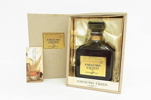 V069-Y12-1866 三楽 KARUIZAWA 軽井沢 EXCEED エクシード 12年 V069-Y12-1866 三楽 KARUIZAWA 軽井沢 EXCEED エクシード 12年