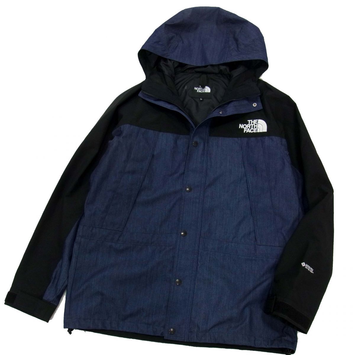 極美品□ノースフェイス マウンテンライトデニムジャケット GORE-TEX