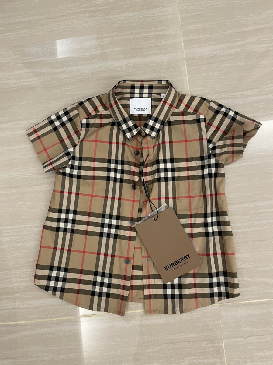 新品タグ付き！BURBERRY バーバリー ショートスリーブ チェック