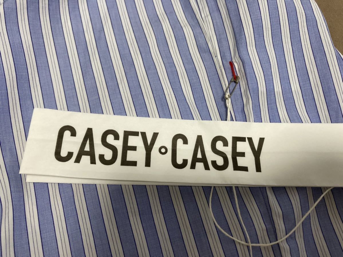 新品 CASEY CASEY ケーシーケーシー WAGA SHIRT ストライプ 新品 CASEY CASEY ケーシーケーシー WAGA SHIRT ストライプ