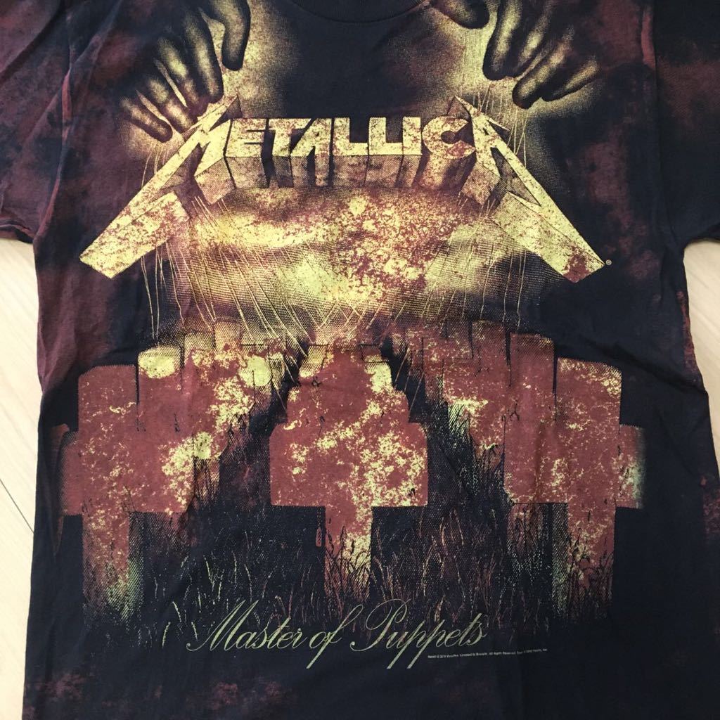 ビンテージ METALLICA MASTER OF PUPPETS メタリカ メタル・マスター 総柄 Tシャツ BATTERY