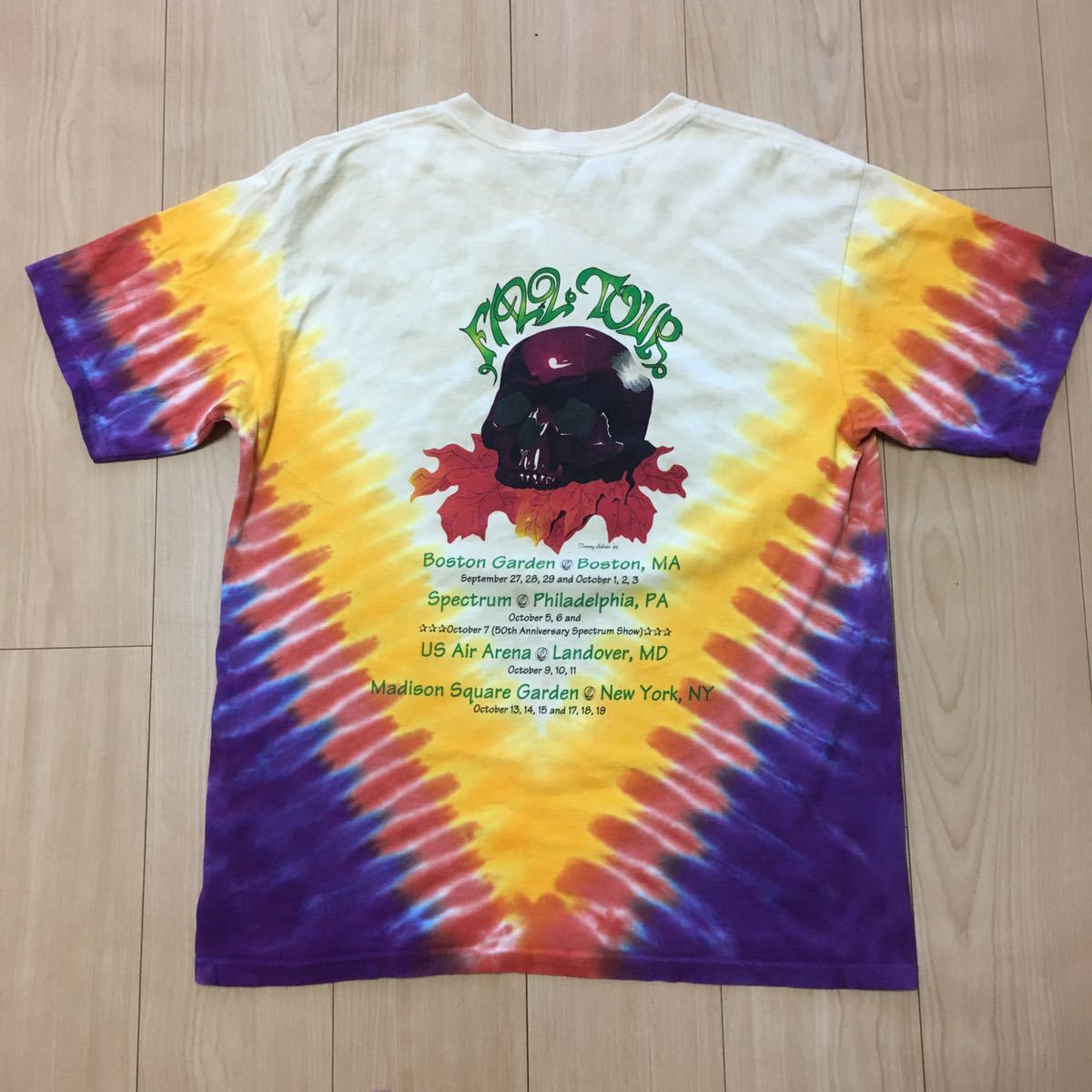 90sビンテージ grateful dead グレイトフルデッド タイダイ 両面プリント Tシャツ