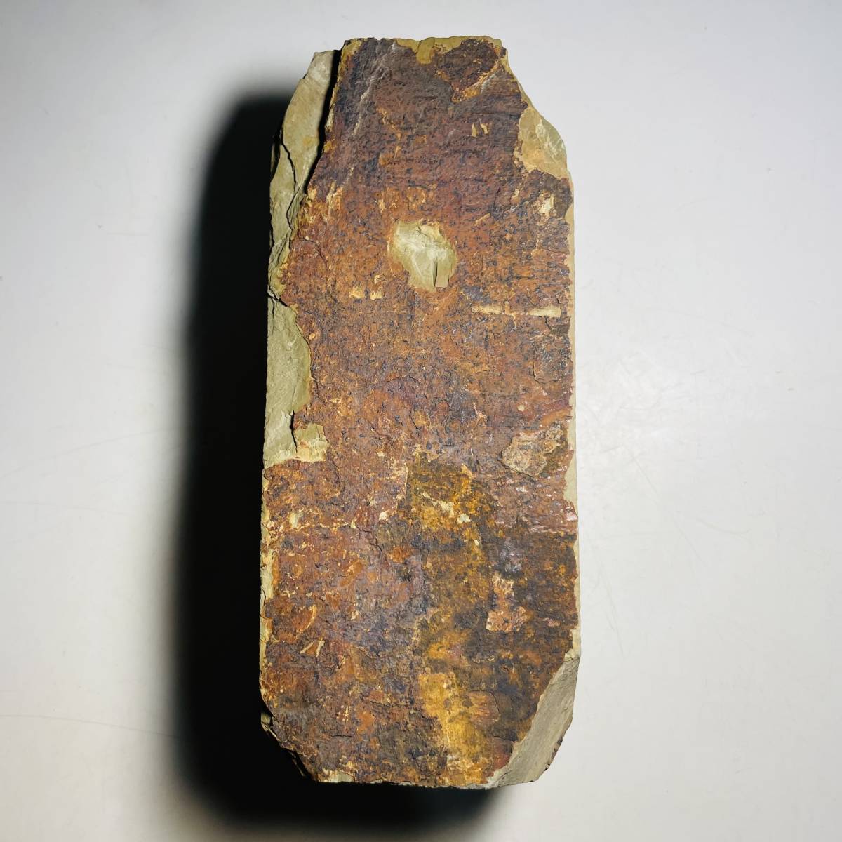 天然砥石正本山合砥枯れ色2355g 筋無特級極厚品仕上げ砥石/ 鉋鑿大工