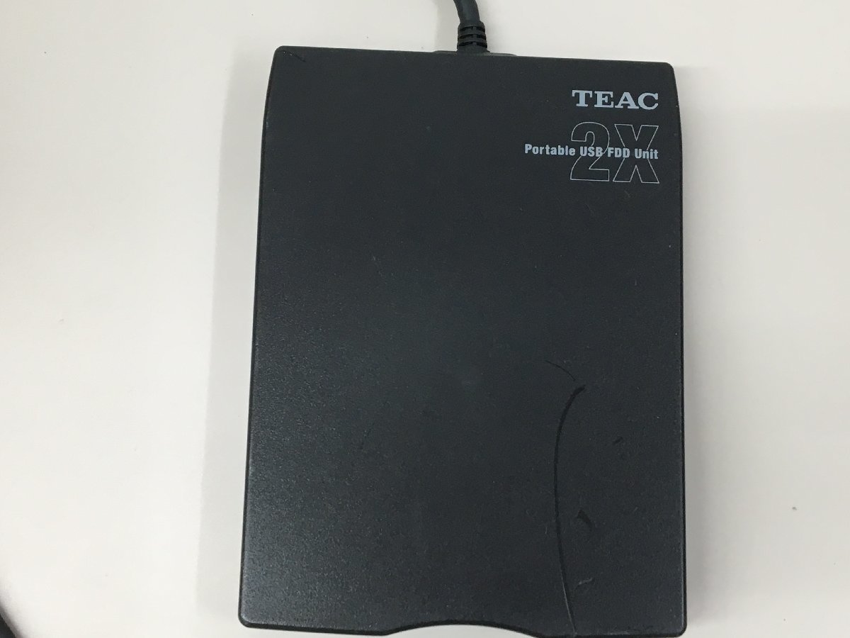 TEAC 2倍速 USB 外付フロッピーディスクドライブ　FD-05PUW　中古品　 (管：A3-M4）_画像3