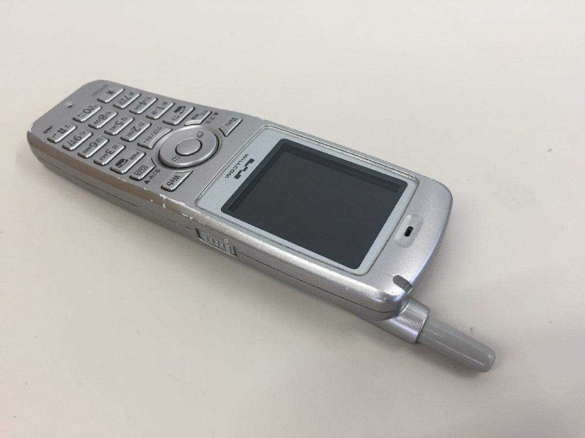 ウィルコムWillcom WX220J PHS電話機 初期化済み 新品電池パック付属