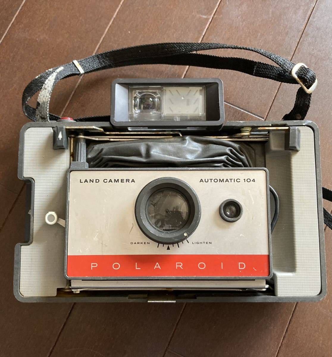  Showa Retro goods Vintage Polaroid Land camera automatic 104 junk free shipping 