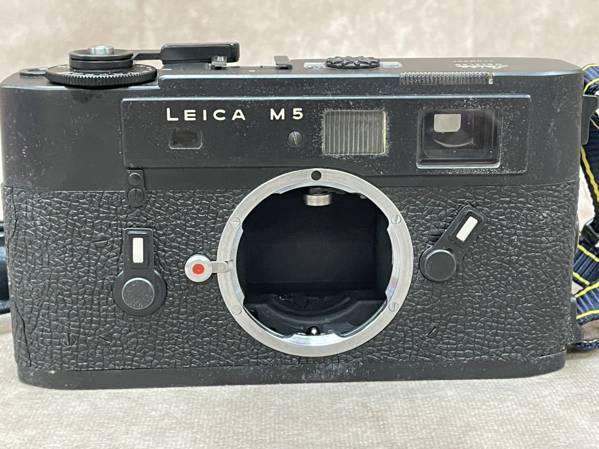 Leica M5 WETZLAR ブラックボディ ライカ 黒 本体のみ 難あり カメラ レンジファインダー フィルム アンティーク レトロ
