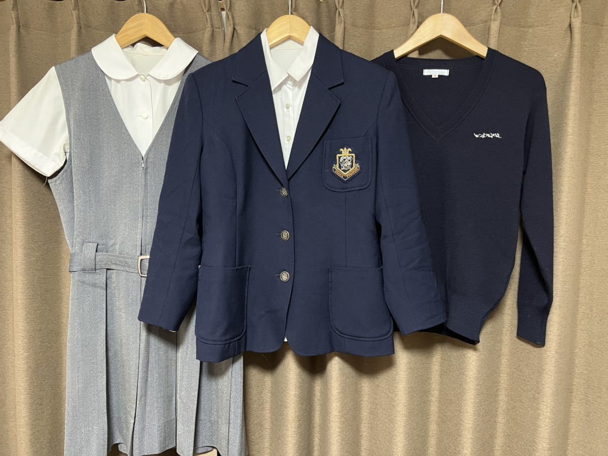 ヤフオク! - 【コスプレ衣装】大阪女学院 中学 高校 制服 5点セット