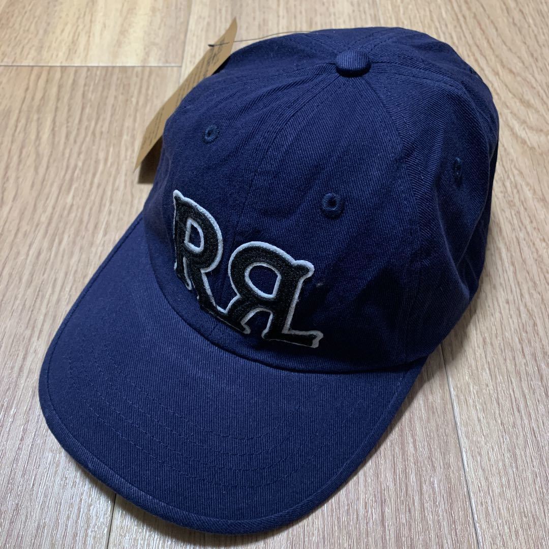 【新品未使用】 POLO RALPH LAUREN ポロ ラルフローレン 刺繍 帽子 キャップ ネイビー メンズ レディース アメカジ 1円スタート_画像1