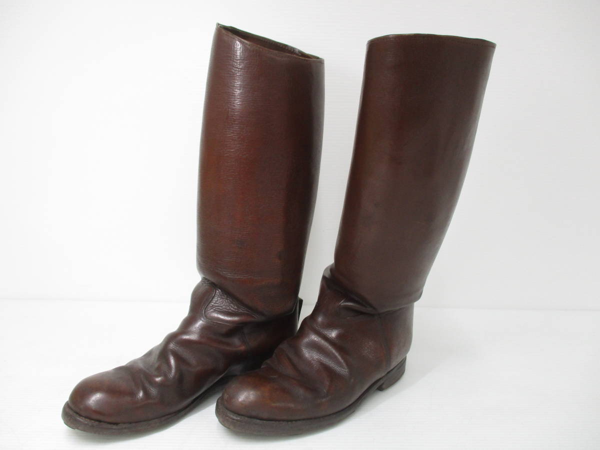220608-021 旧日本軍 軍装品 革靴 軍靴 ロングブーツ 詳細不明 item