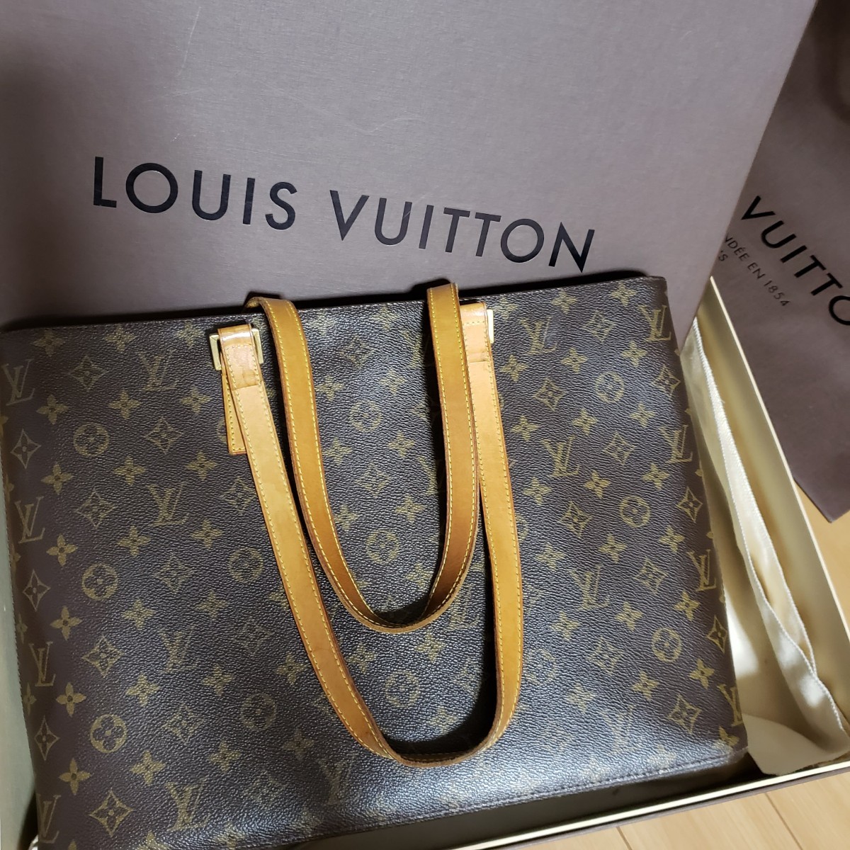 ルイヴィトンLOUISVUITTON モノグラム キャンバスルコ トートバッグ ルイヴィトンLOUISVUITTON モノグラム キャンバスルコ トートバッグ