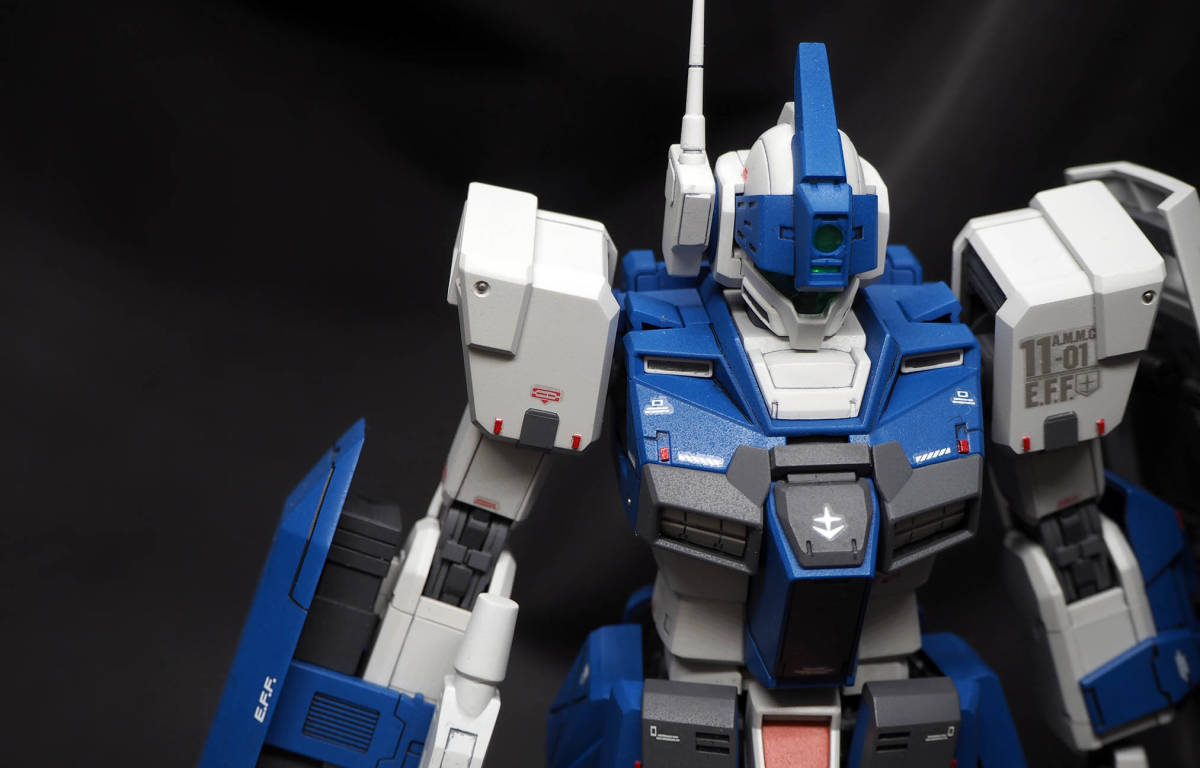 プレバン限定】MG 1/100 RGM-79DO ジム・ドミナンス 塗装済み完成品 の