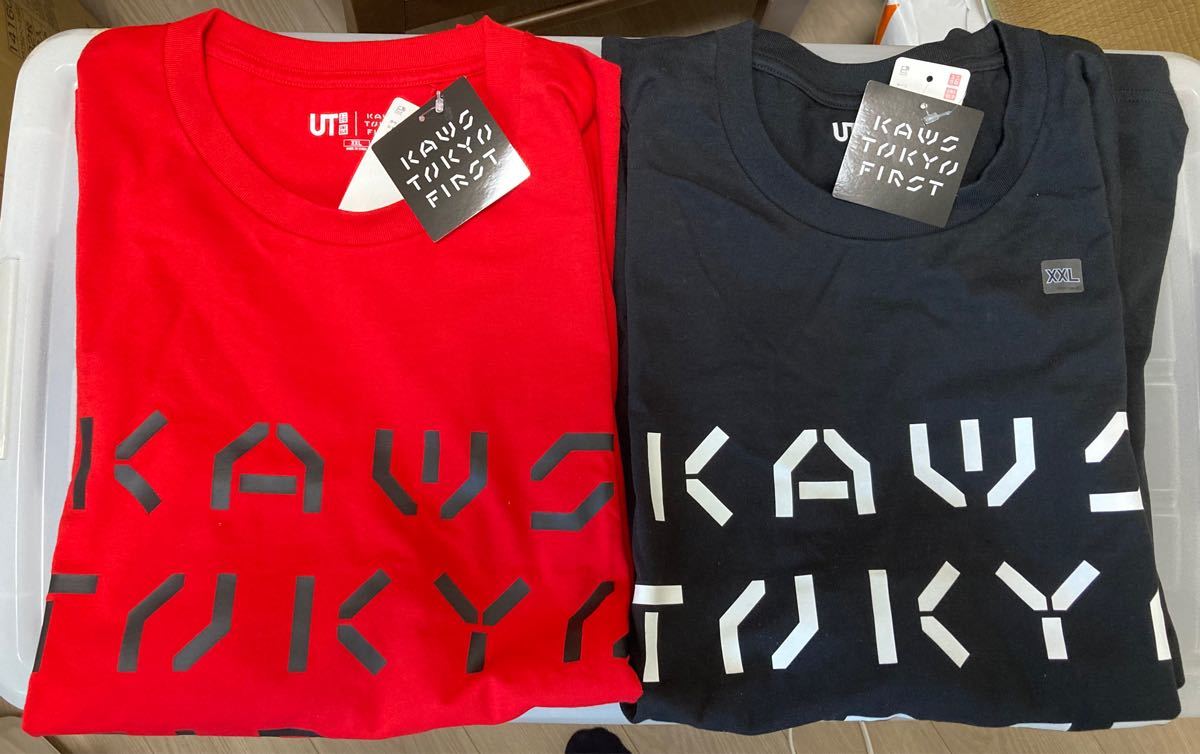 kaws UNIQLO Tokyo First カウズ ユニクロ UT Tシャツ XXL 4枚セット