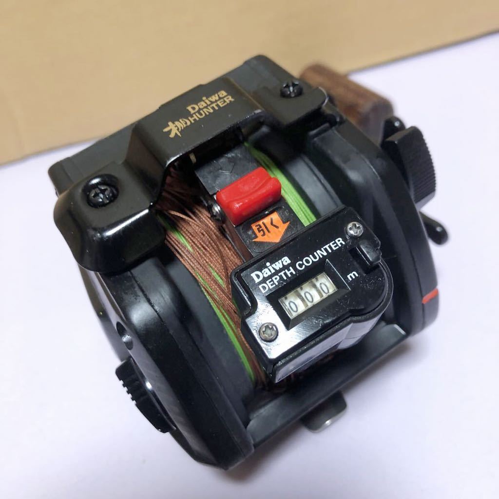 DAIWA ダイワ 棚 HUNTER SS-50 TANA HUNTER 中古品 Daiwa ダイワ 棚HUNTER ハンター SS-50 船用手動リール