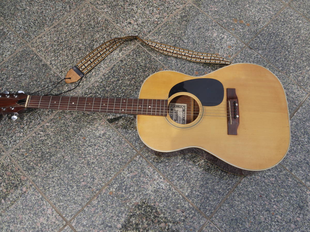 【2Ju17】Kiso Suzuki Violin製アコースティックギター FR-120 1970年代 美品