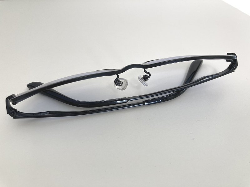 送料込み ■ Ray-Ban レイバン サングラス RB8681 1119 TITANIUM 眼鏡 メガネ フレーム 度あり ケースおまけ_画像9