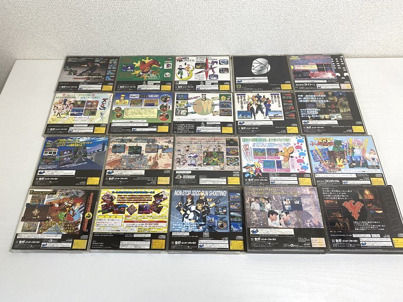 送料無料■セガサターンソフト SEGA SATURN まとめ売り 20本 ワンチャイ　コネクション 月花霧幻譚 ばくばくアニマル 夢見館など