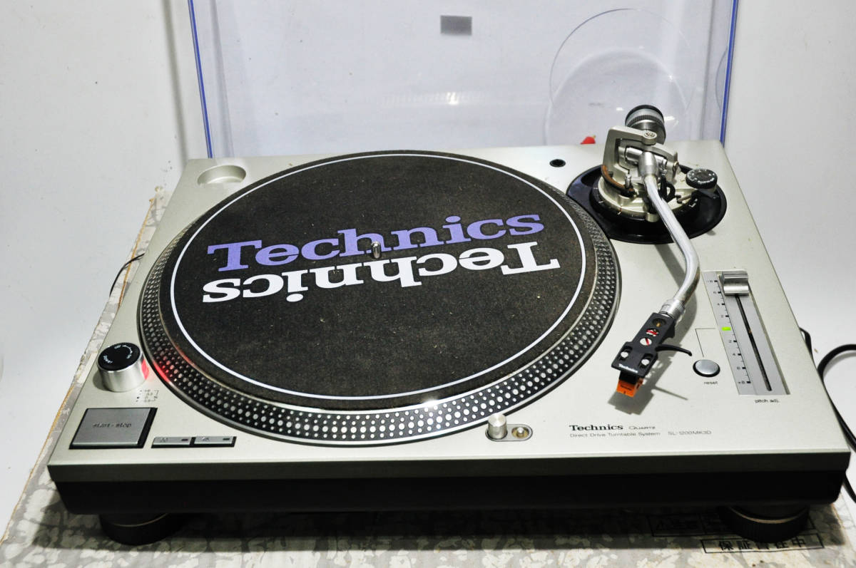 Technics テクニクス　レコードプレーヤー　ターンテーブル　SL-1200MK3DS　シルバー_画像2