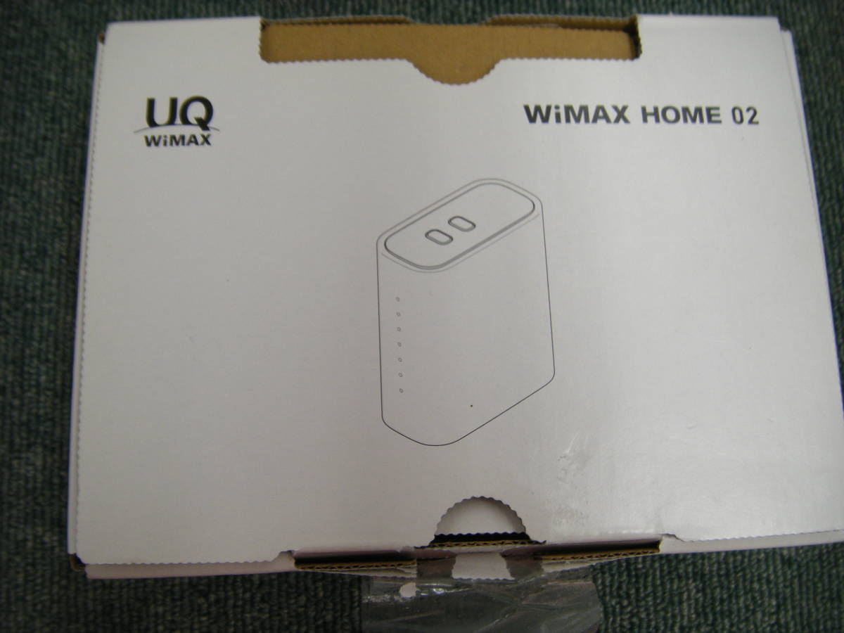 UQ　HOME02　WiMAX　ルーター　通電確認のみ　ジャンク品②　【ハンズクラフト宜野湾店】_画像2