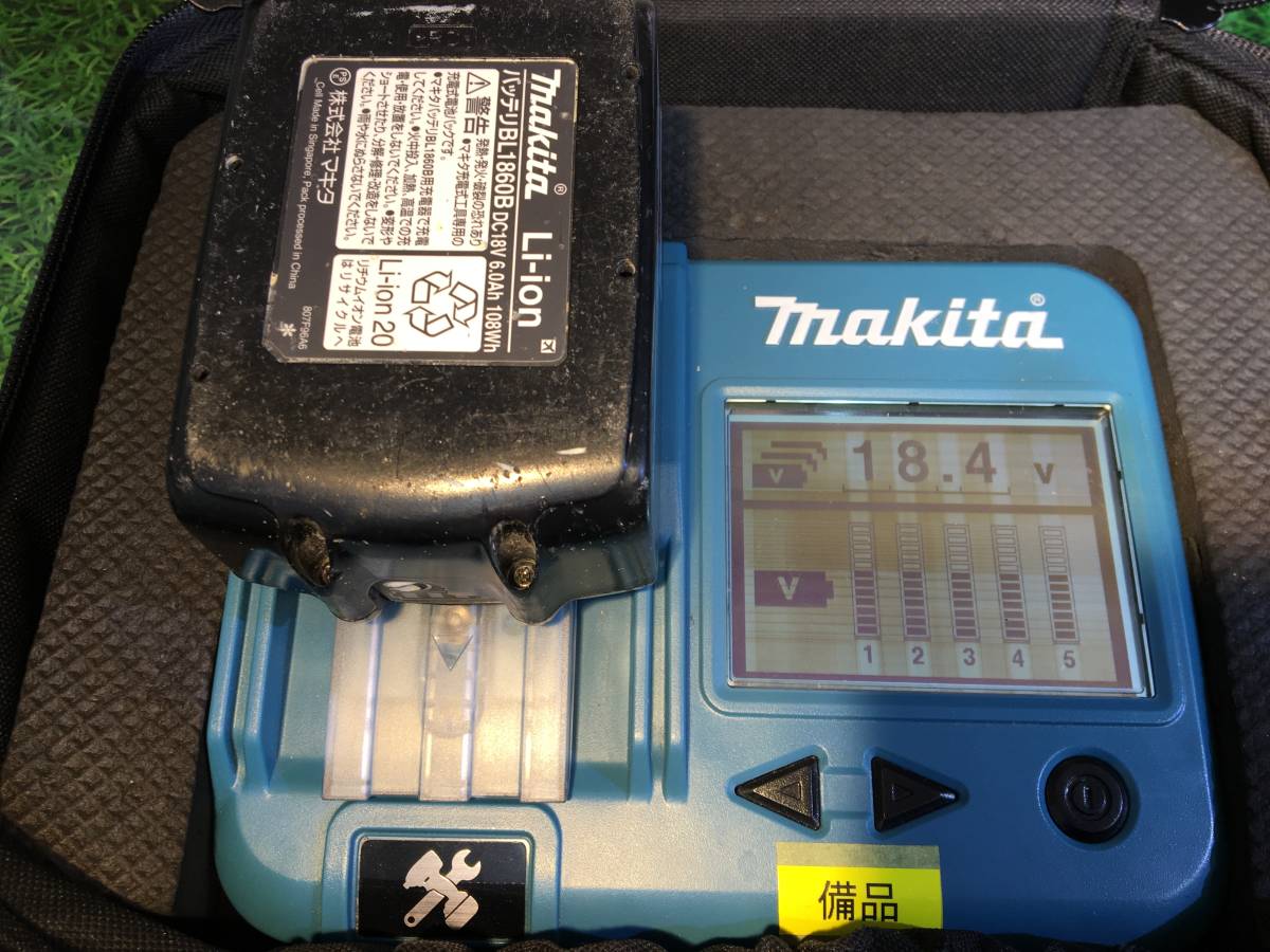 マキタ SC192DRG 充電式 鉄筋カッター フルセット makita 18V 6.0Ah バッテリ×2 充電器 ケース付き　中古品 【ハンズクラフト宜野湾店】_画像4