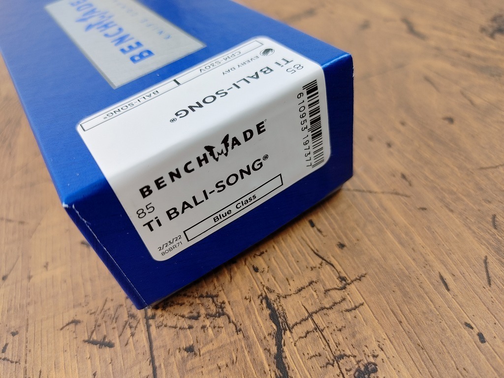 S41/【未使用】BENCHMADE ベンチメイド 85 BILLET TI BALI-SONG バリソン チタン/ビレット バタフライナイフ_2