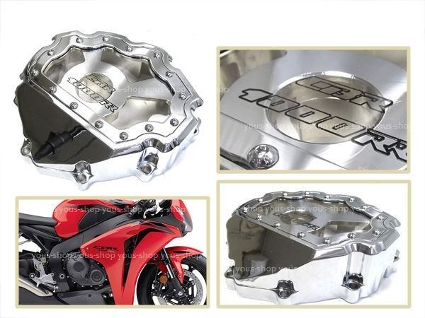 クリア シースルー エンジン スターターカバーCBR1100RR 08-11_画像2