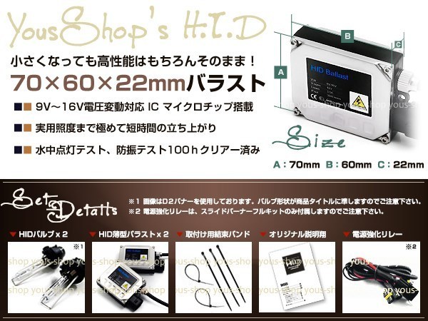 2ヶ月保証 車検対応 純正交換 トヨタ ランドクルーザー 100 H10.1～H14.7 UZJ・HDJ100系 9006(HB4) HID キット フォグランプ 35W 6000K_画像2