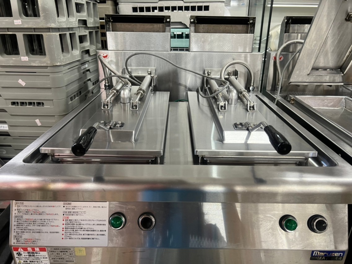 マルゼン ガス自動餃子焼器 MAZ-44 LPガス 中古 ① マルゼン ガス自動餃子焼器 MAZ-44 LPガス 中古 ①