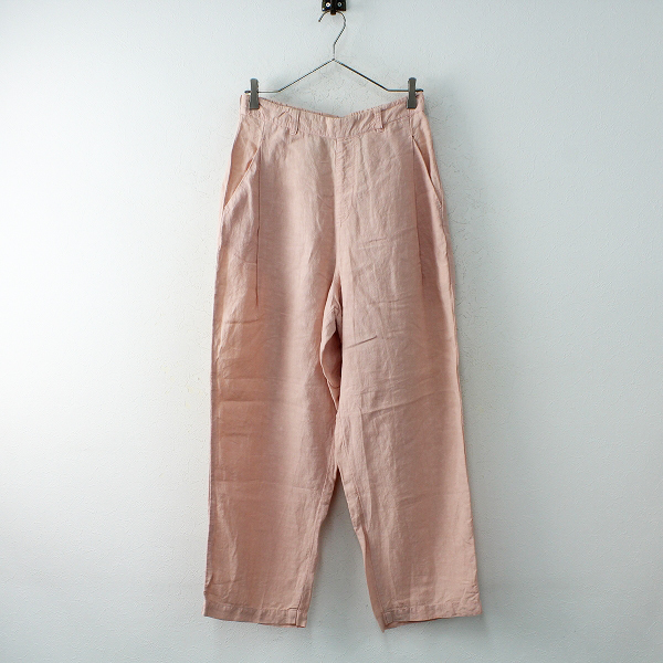 美品 2021SS nest Robe ネストローブ リネン近江晒しタックポケット
