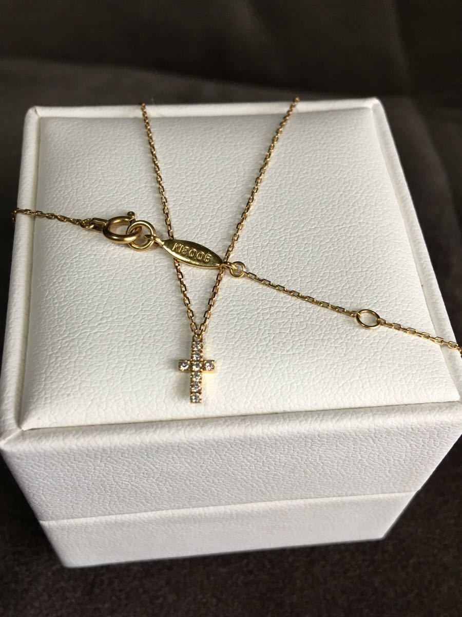 日本最大の アーカー 限定品 K18YG 0.14ct ホーリーナイトネックレス