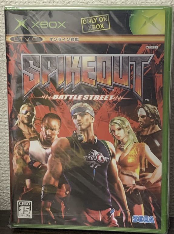 激レア/新品(未開封品)廢盤XBOX スパイクアウト バトルストリート