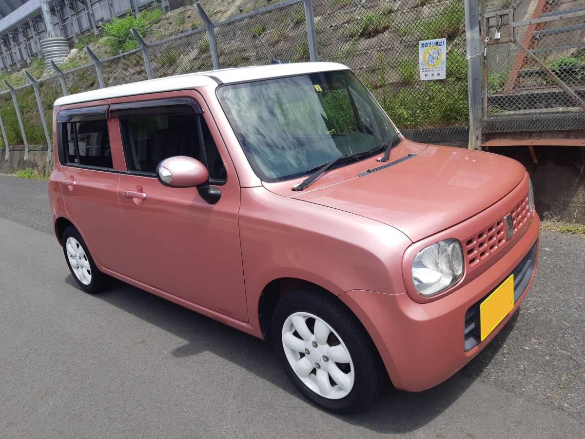 びっくり特典あり 美車 可愛い ピンク ホワイト H21年式 スズキ アルト ラパン ホワイトルーフ仕様 純正 ミニライト風 ホワイト アルミホイール 正規品2年保証 中古車 新車 Viajealasostenibilidad Org