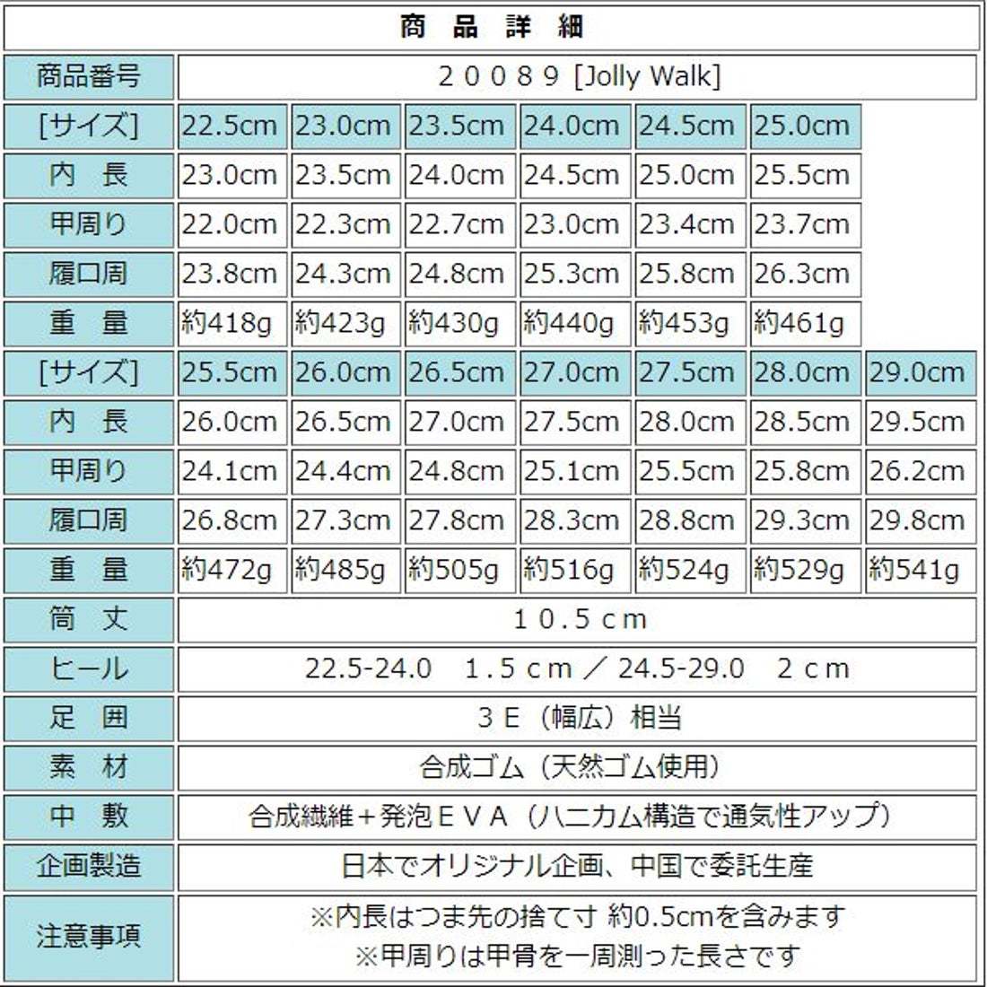 ★新品・人気★【20089m-GRAY-25.0】ゴム製レインブーツ　吸汗性裏地　通気性インソール　お洒落　晴雨兼用　男女兼用 (22.5～29.0)_画像10