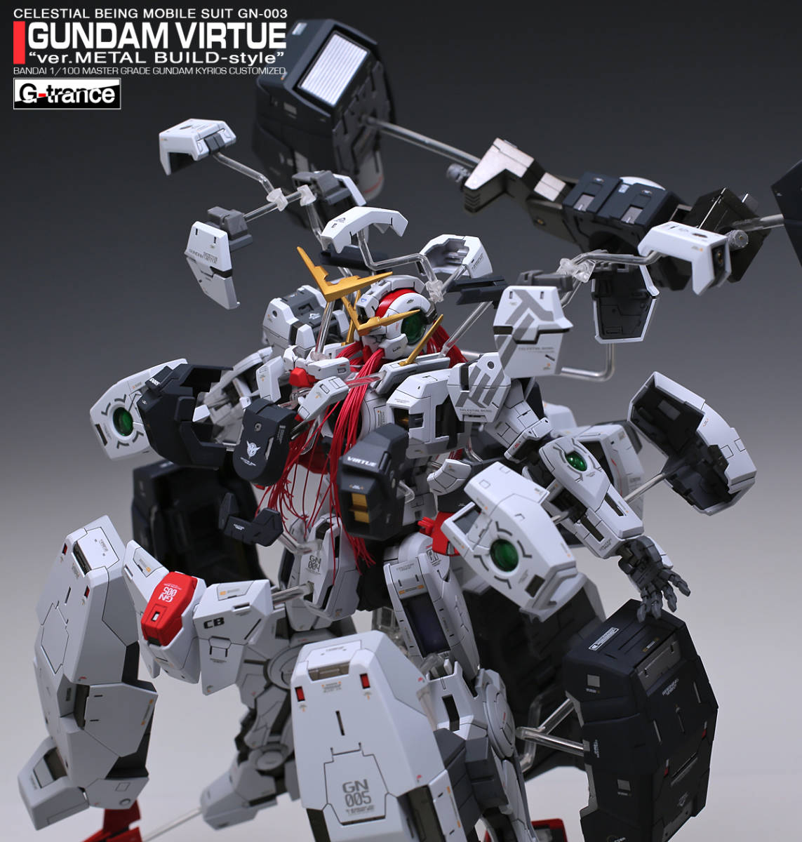 □MG 1/100 ガンダムヴァーチェ ver.METAL BUILD style 改修塗装 □MG 1/100 ガンダムヴァーチェ ver.METAL BUILD style 改修塗装