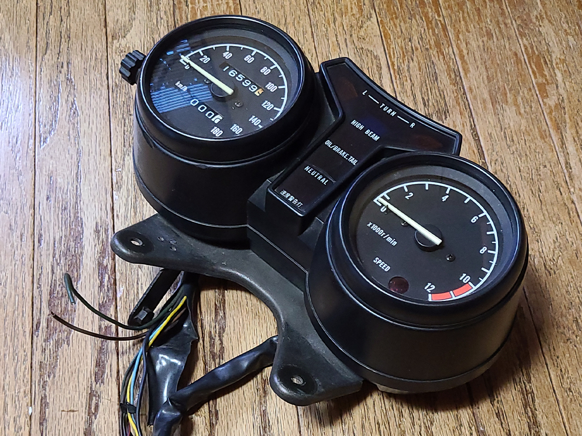 YAMAHA RZ250 4L3 メーター 3HM メーター 換装未完品 YAMAHA RZ250 4L3 メーター 3HM メーター 換装未完品