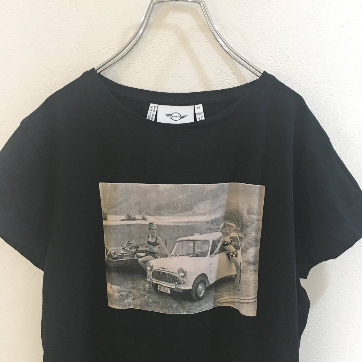 ◆お洒落な逸品◆MINI/ミニ 半袖 Tシャツ ブラック 黒 XS ON1820_画像3