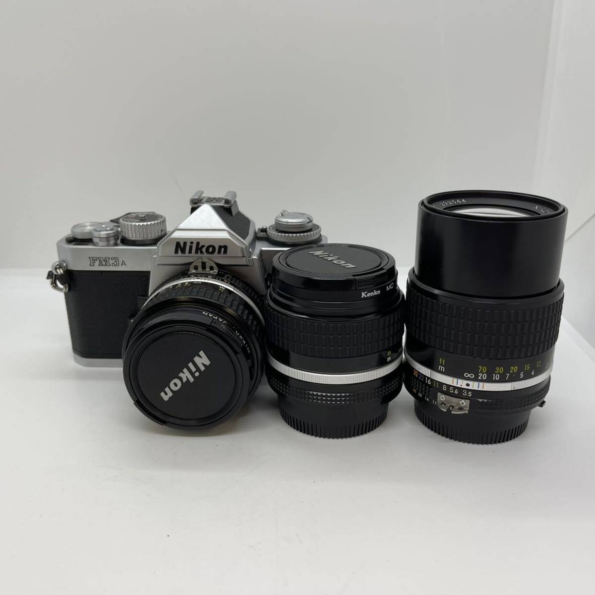 美品!! Nikon ニコン FM3A 50mm 1:1.4 / 28mm 1:2.8 / 135mm 1:3.5