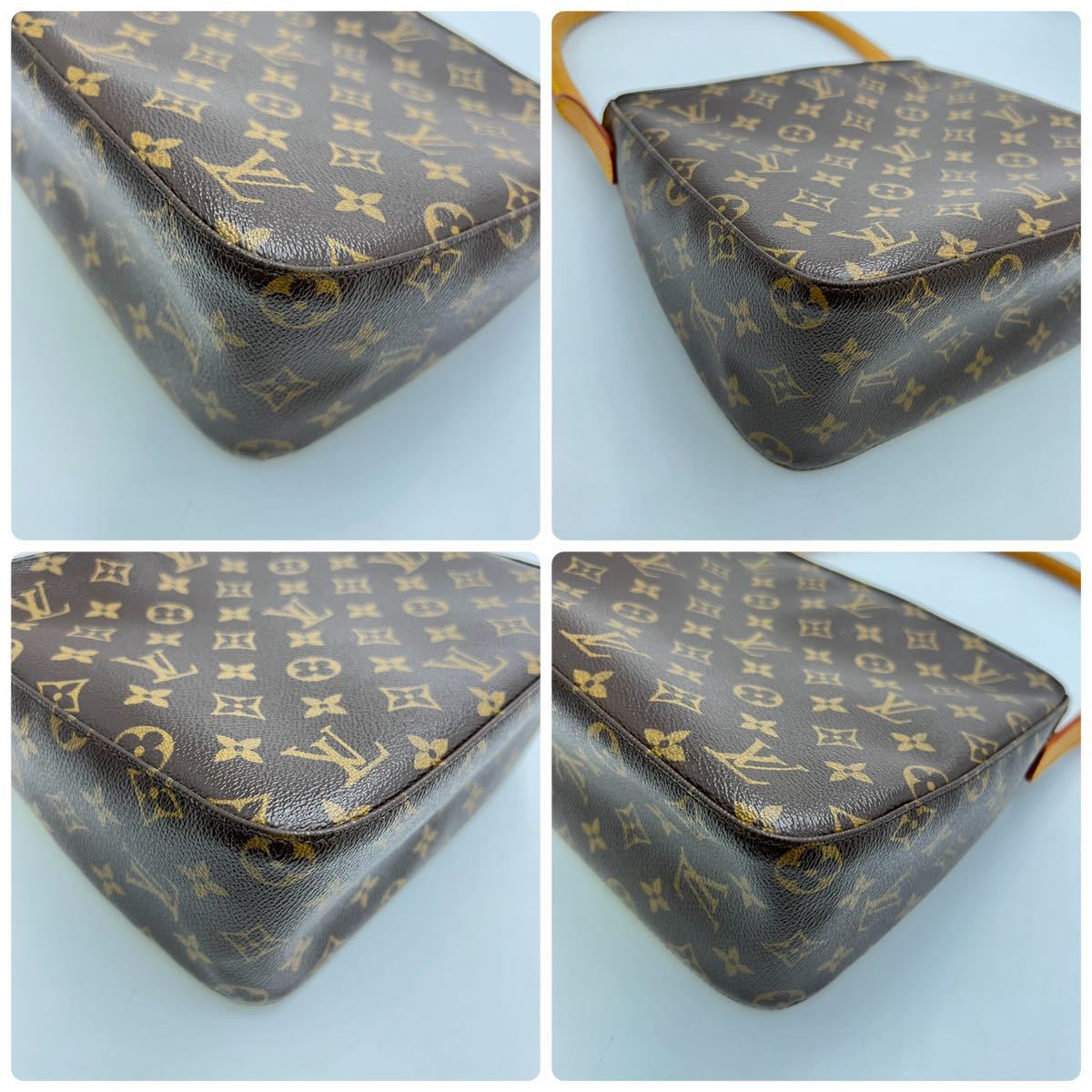 美品ルイヴィトン モノグラム ルーピングMM M51146 バッグ ショルダーバッグ レディース　LOUIS VUITTON（管理番号0603平）