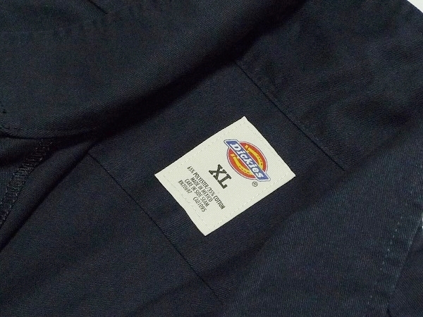 美品Dickiesディッキーズ半袖T/CツイルカスタムワークシャツXL(2XL)ブラック"Mike'sTintShop"_画像10