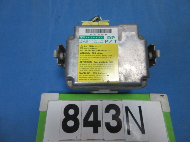 !823N テリオスキッド J111G J131G SRS エアバッグコンピューター 89170-87402 152300-2970 送料520円_画像1