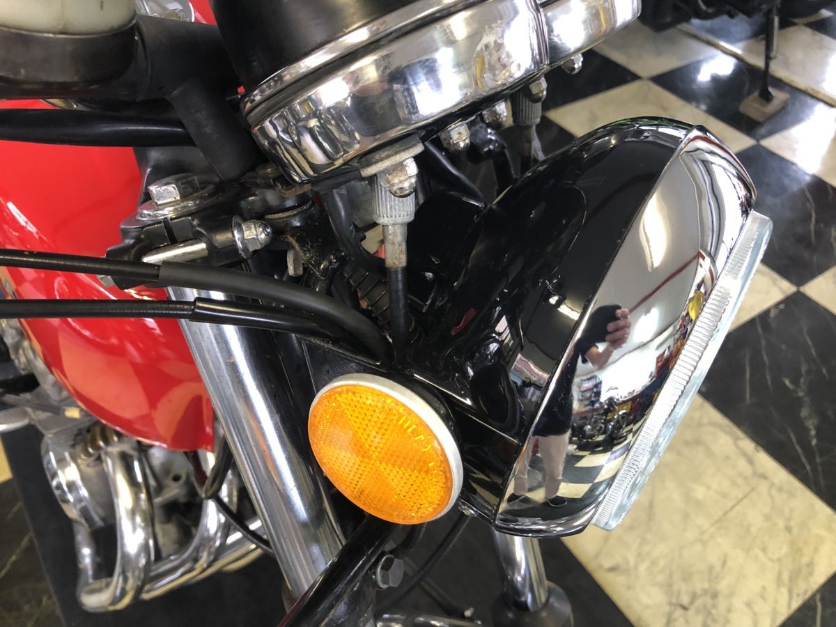 CB400F シビエ CIBIE 凹み ヘッドライト リム・ケース付き CB400F シビエ CIBIE 凹み ヘッドライト リム・ケース付き