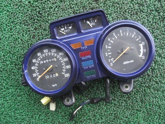 XJ550 XJ400 純正 当時物 メーター タコ・トリップ・FUEL・VOLT確認