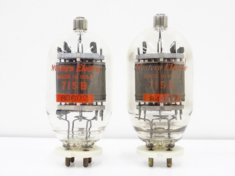 Yahoo!オークション - Western Electric 715B 真空管2本 Yahoo!オークション - Western Electric 715B 真空管2本