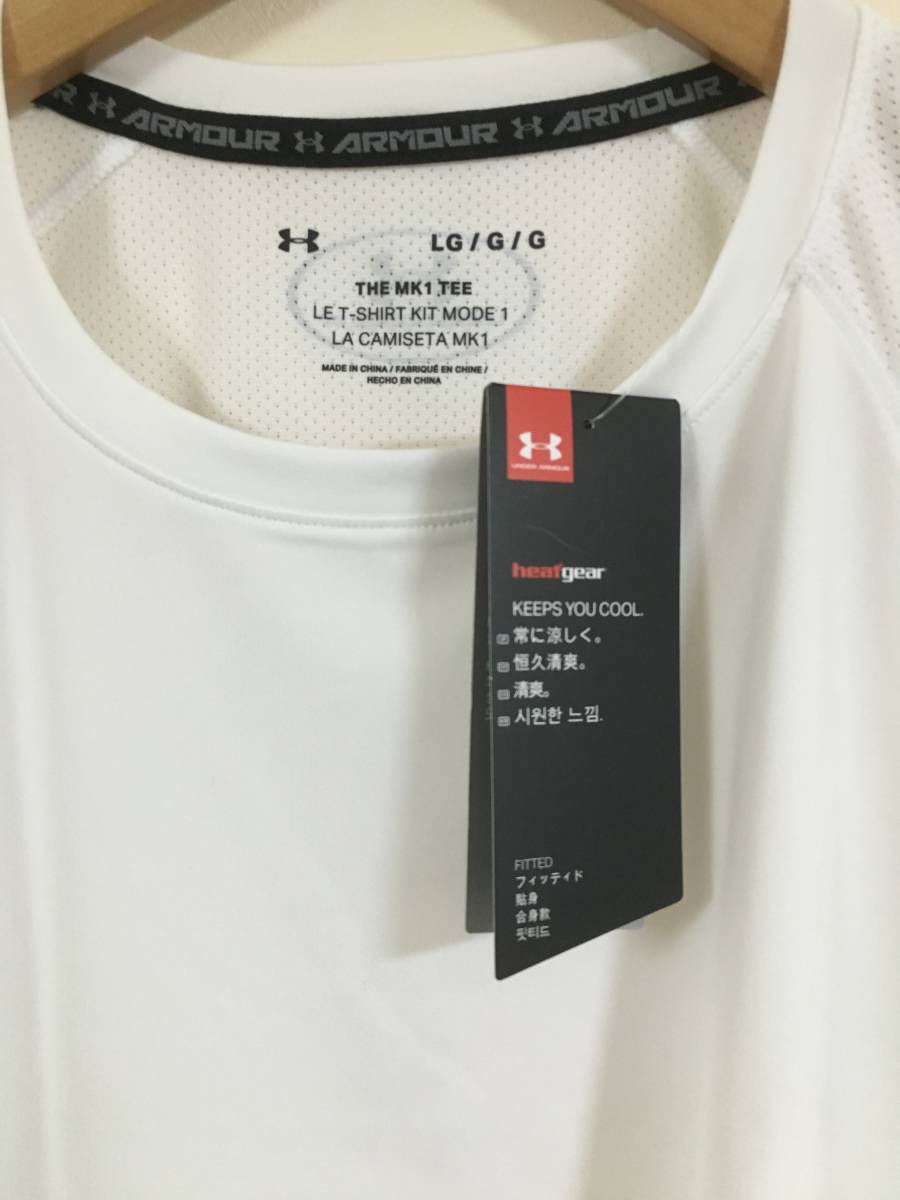 セール! 正規品 本物 新品 アンダーアーマー ショートスリーブ Tシャツ 最強カラー ホワイト UNDER ARMOUR ワイルド クール アスリート MDの画像4