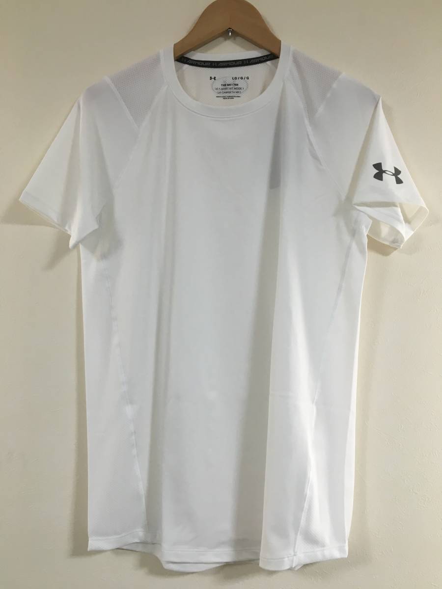 セール! 正規品 本物 新品 アンダーアーマー ショートスリーブ Tシャツ 最強カラー ホワイト UNDER ARMOUR ワイルド クール アスリート MDの画像7
