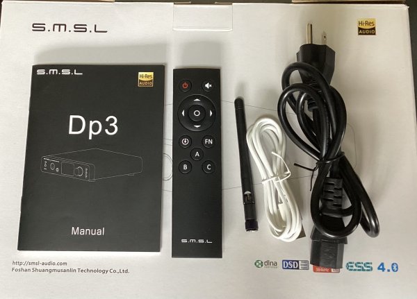 SMSL DP3 オーディオプレーヤー MicroSDカード・USBメモリー/Bluetooth