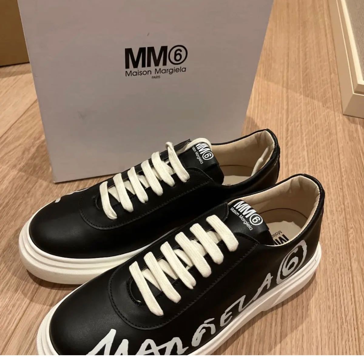 mm6 スニーカー maison margiela メゾンマルジェラ レザー | contifarma.pe